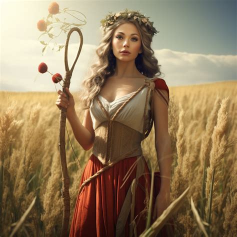 demeter the harvest goddess